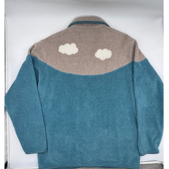 Northern Reflections Vintage Horse Farm Button Down Fleece with Collar Medium - Picture 4 of 4